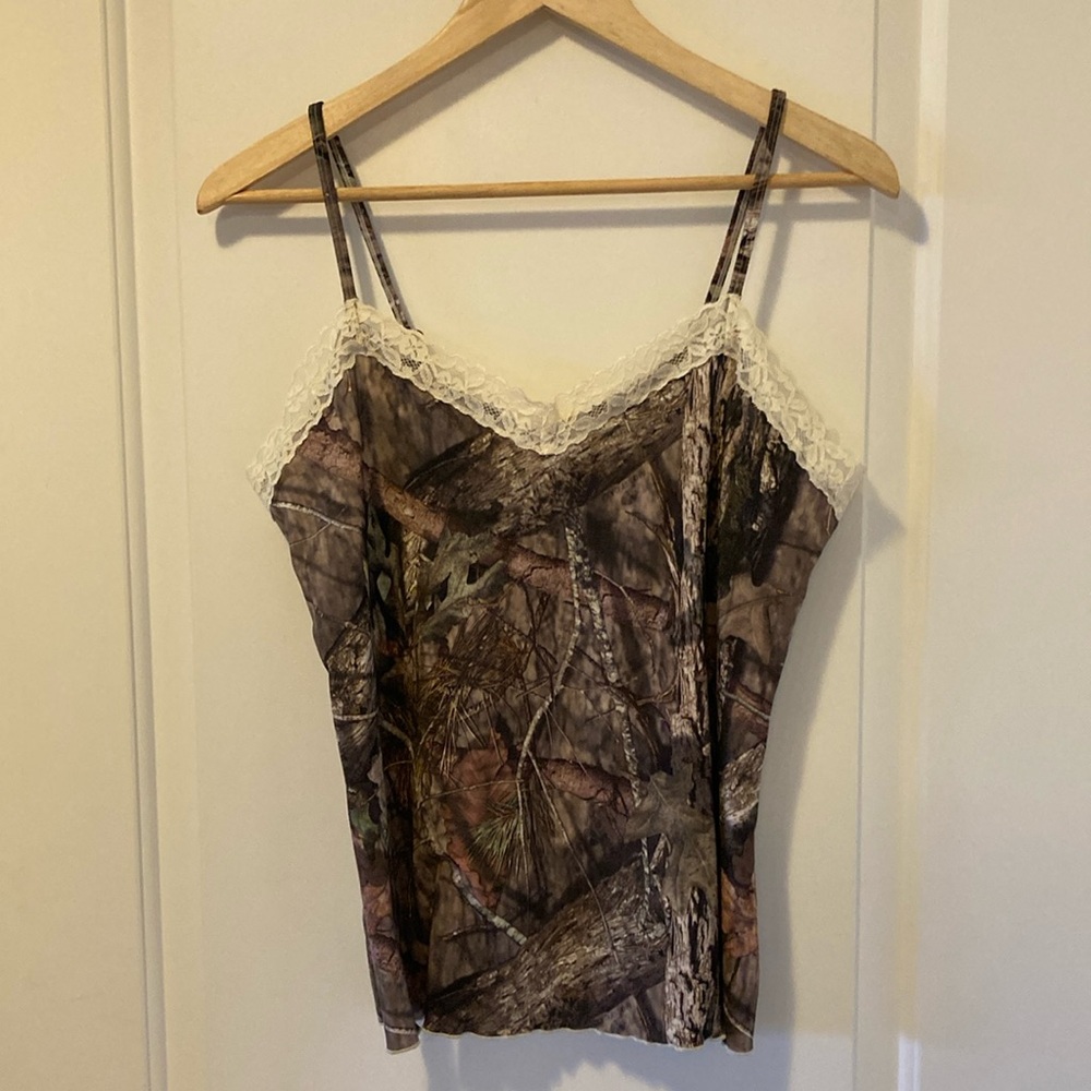 Wilderness Dreams Lace-Trimmed Camisole Mossy Oak Size XL